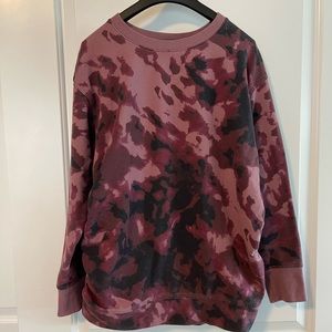 Medium. Isabel maternity crew neck sweatshirt.